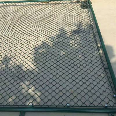小区门前围栏网 包塑绿色护栏 南京球场护栏网